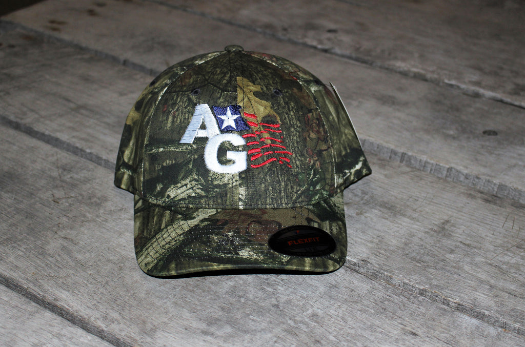 – Mossy Cap Oak® 4American Agriculture American Flexfit® Logo AG Flag