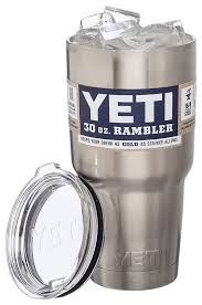 YETI Rambler Tumbler, Stainless Steel, 30 oz