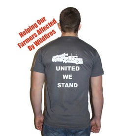 United We Stand Supporting Those Affected In the Wildfire Tee