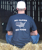 No Farms No Food USA Outline Sweatshirt