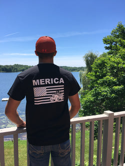 Merica T-shirt Bayside made in the USA