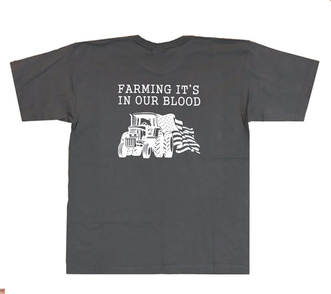 Farming Its In Our Blood Original Tractor Tee