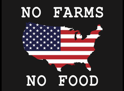 No Farms No Food Decals